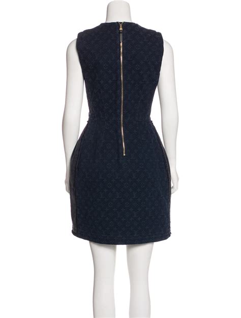 louis vuitton blue dress|louis vuitton monogram dress.